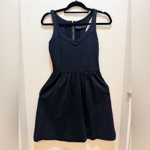 Cynthia Rowley Black Sleeveless Fit-and-Flare Dress